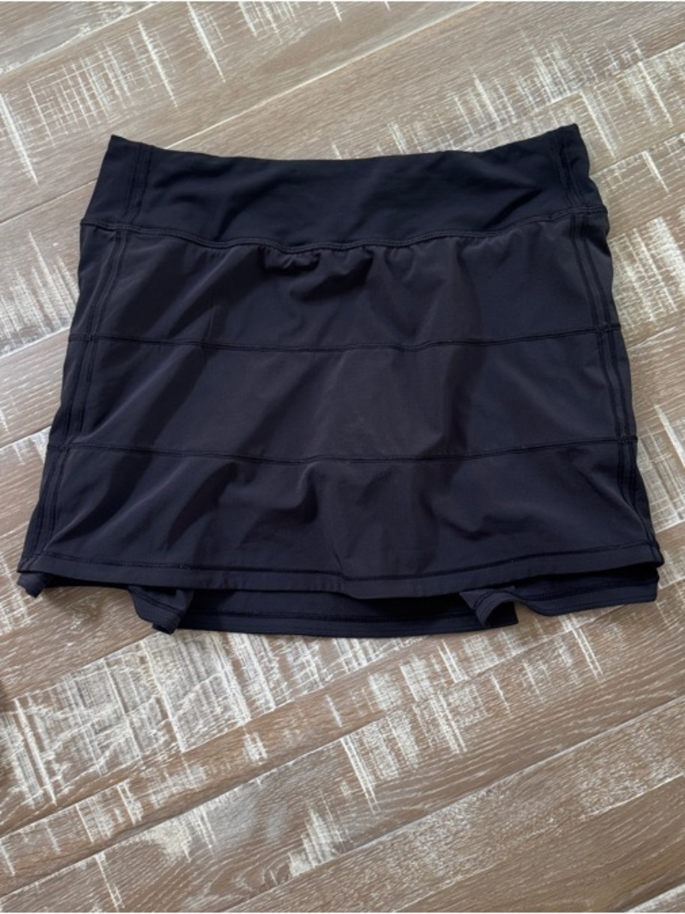 lululemon athletica Black Pace Rival Athletic Skort